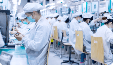 PCB 制造组装生产车间图